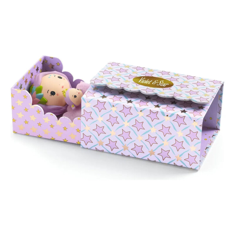 Muñeca Coleccionable Violet Tinyroom Tinyly Djeco Muñeca Coleccionable Violet Tinyroom Tinyly Djeco