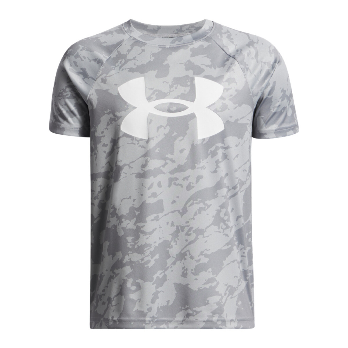 UA Tech BL Printed SS-GRN - GRY-021 