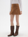 Falda Arvess Beige Oscuro