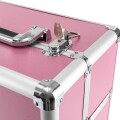 Valija De Maquillaje Profesional Con Rueditas Gris