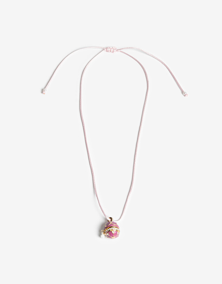 Collares Cortos Color Collar Para Niñas Con Locket - Dorado