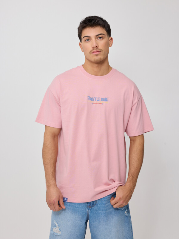 T-SHIRT EXAVI RUSTY Rosa Claro