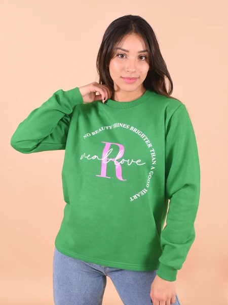 BUZO REAL LOVE VERDE