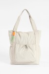 Mochila shopper de tela crudo