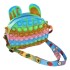 Cartera Pop It Multicolor Niños Infantil Regalo Burbujas Color Variante MULTICOLORROSA