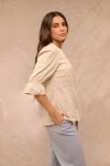 BLUSA ALISA ESTAMPADO FLORES CELESTE BLUSA ALISA ESTAMPADO FLORES CELESTE