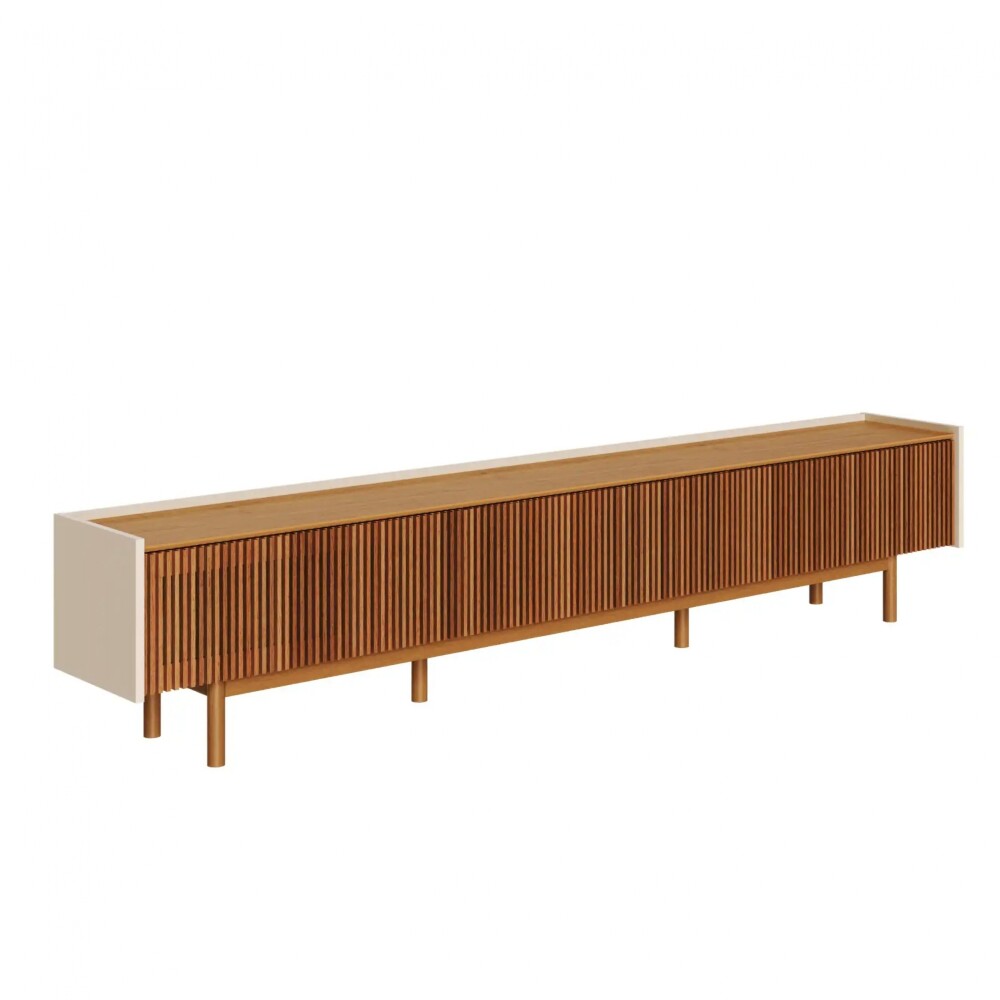 Rack de TV Dune Ripiado 2.6 - Linea Manhattan Off White