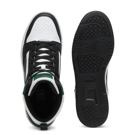 Championes de Hombre Puma Rebound V6 Blanco - Negro - Verde