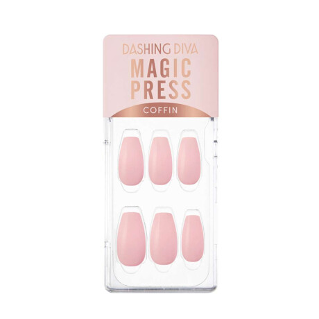 Uñas En Gel Listas (Press On) Pink Cream