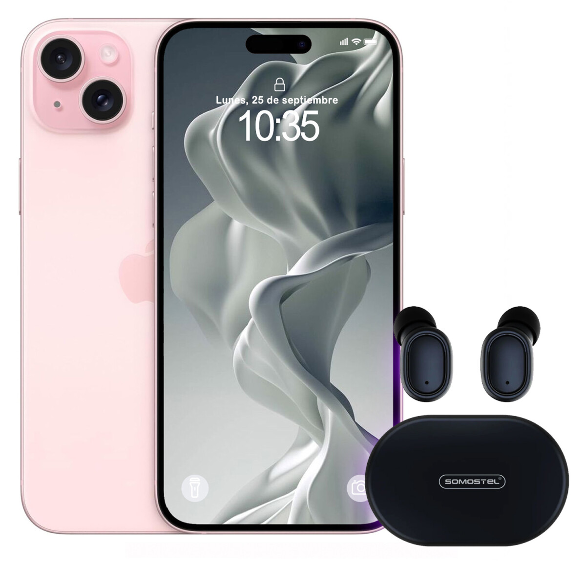 Iphone 15 6/128 Gb 5g + regalo - ROSADO 