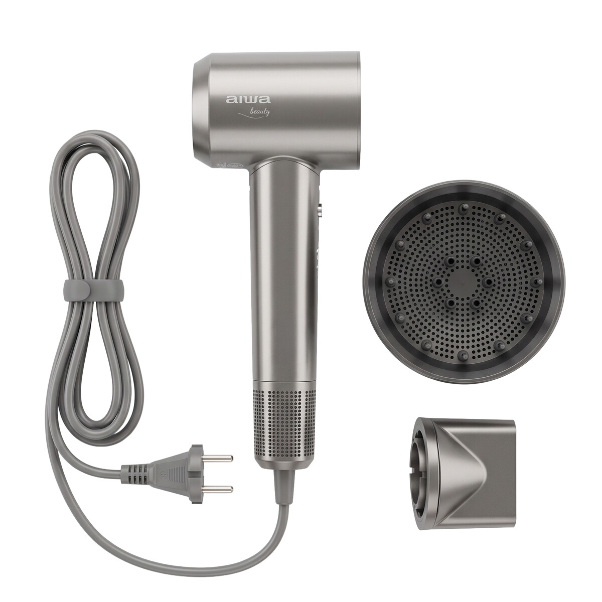 Secador de Pelo Profesional AIWA 3 Niveles Iónico con Difusor Magnético | AW-WH23 