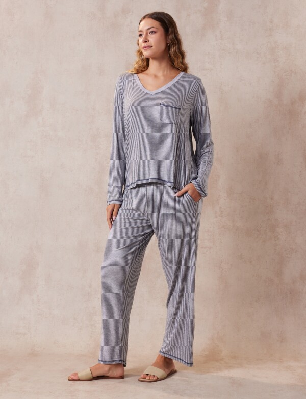 Pijama Con Pantalón GRIS/MULTI