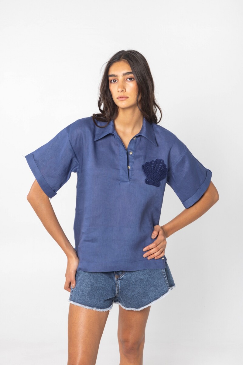 BLUSA MAR - Azul 