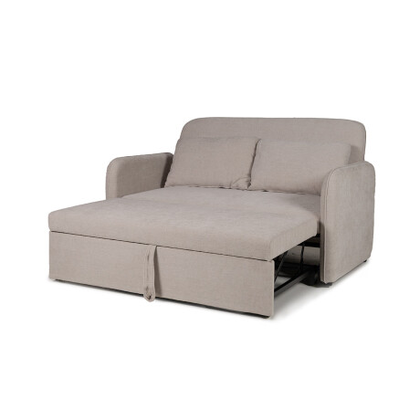 Sofá Cama Spazio - Tela Microfibra 153 (Greige)