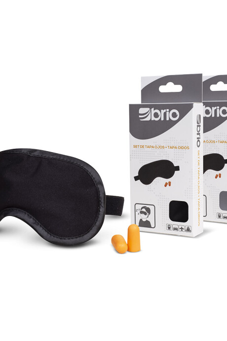 Set tapa ojos y tapa oídos para viaje GRIS