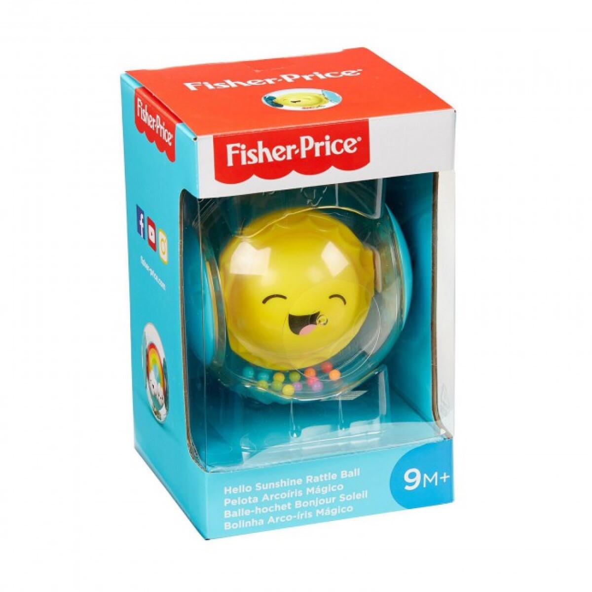 Pelota arcoiris fisher price estimula a tu bebe - 001 