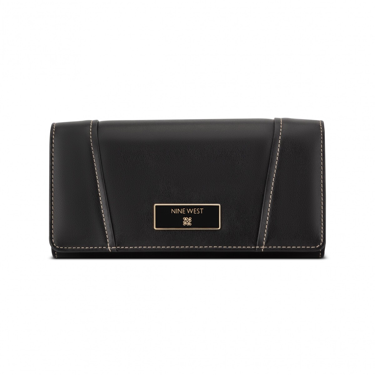 Small Leather Good Fleura Slg Phone Clutch Wallet - Black 