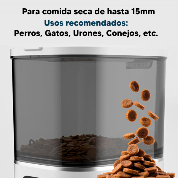 Alimentador Wifi Dispensador De Alimentos Para Mascotas 6l ALIMENTADOR SMART PL 6LT JKQA002