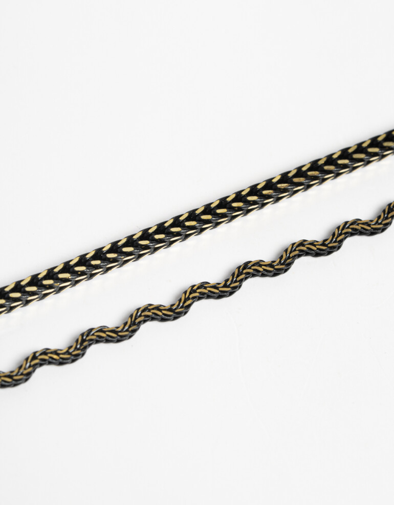 Pulseras Flexibles Sets Color Set De Pulseras Flexibles Biplating - Combinacion Bicolor