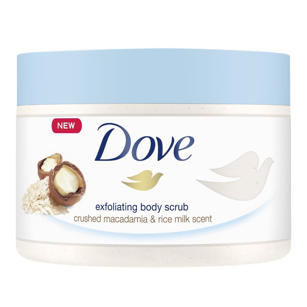 DOVE CR BODY EXFOLIANTE MAC Y LEC DE ARR única