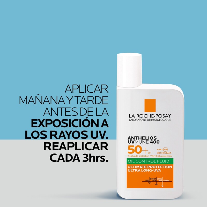 Protector Solar Anthelios Fluido Oil Control Spf50+. 50ml. Protector Solar Anthelios Fluido Oil Control Spf50+. 50ml.