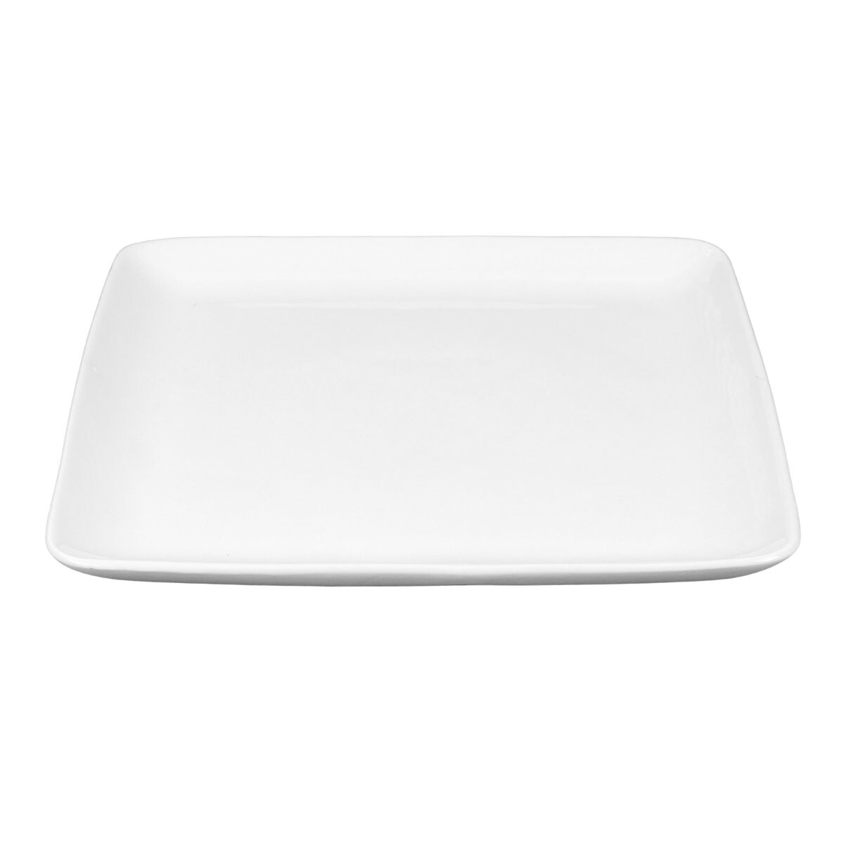 Plato cuadrado de ceramica 