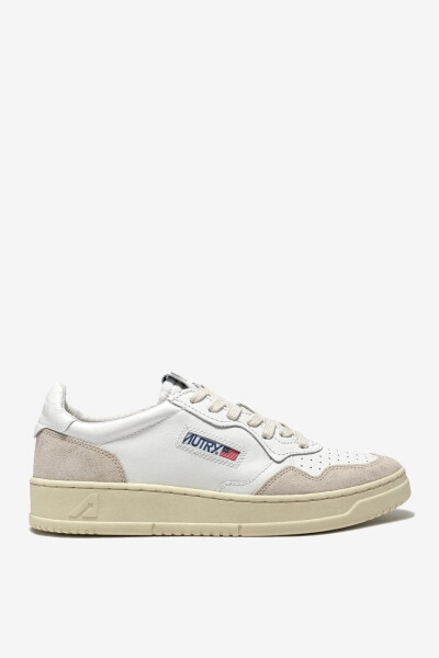 MEDALIST LOW WOM LEAT/SUEDE WH Blanco