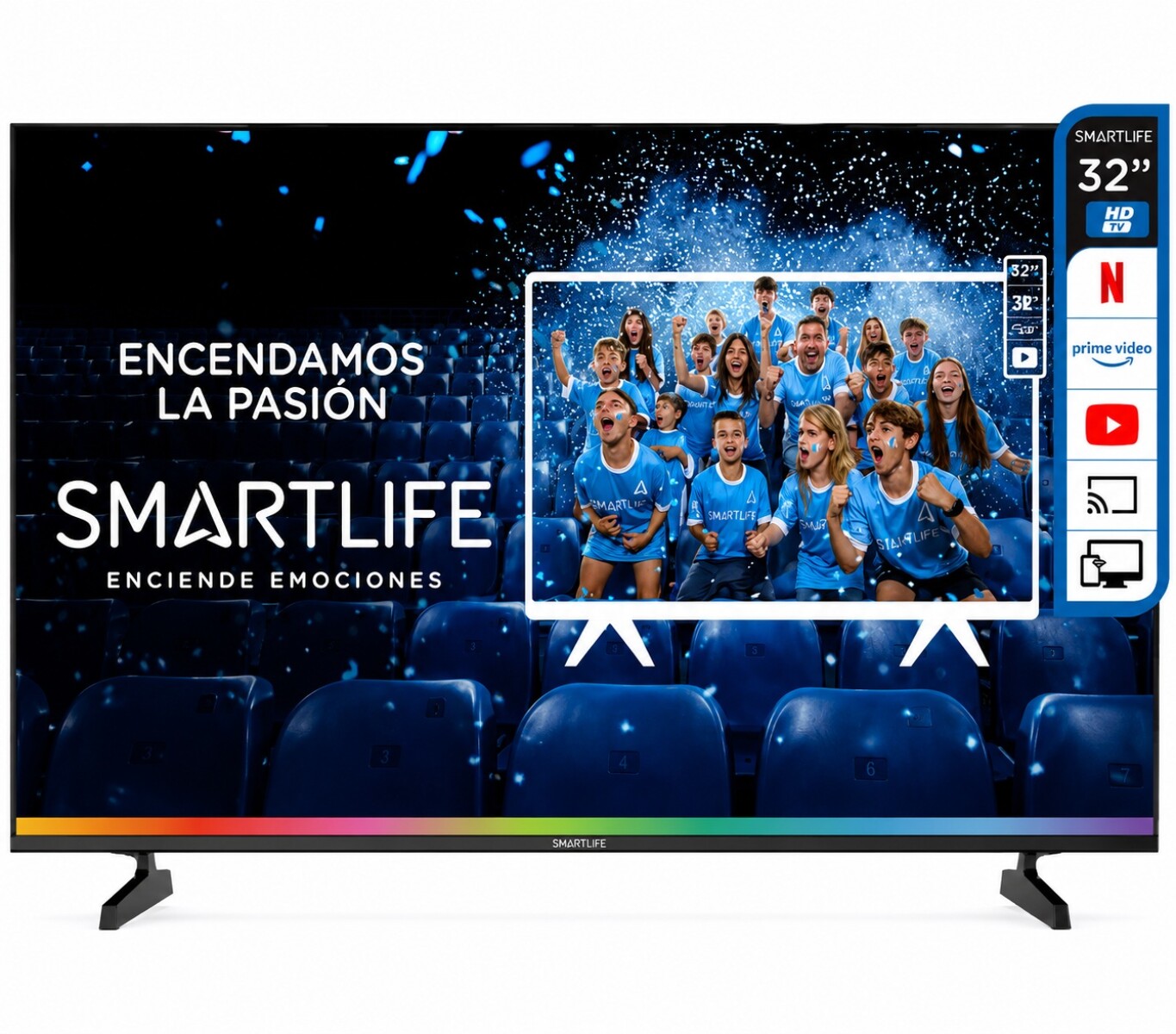 TELEVISOR SMARTLIFE 32" HD SL-TV32SMTA14 