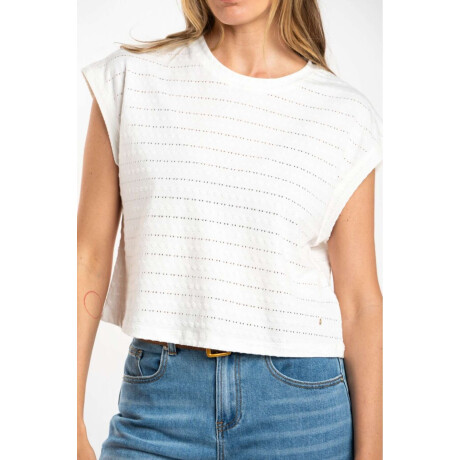 Remera Manga Corta Texturada Algodn Nacar