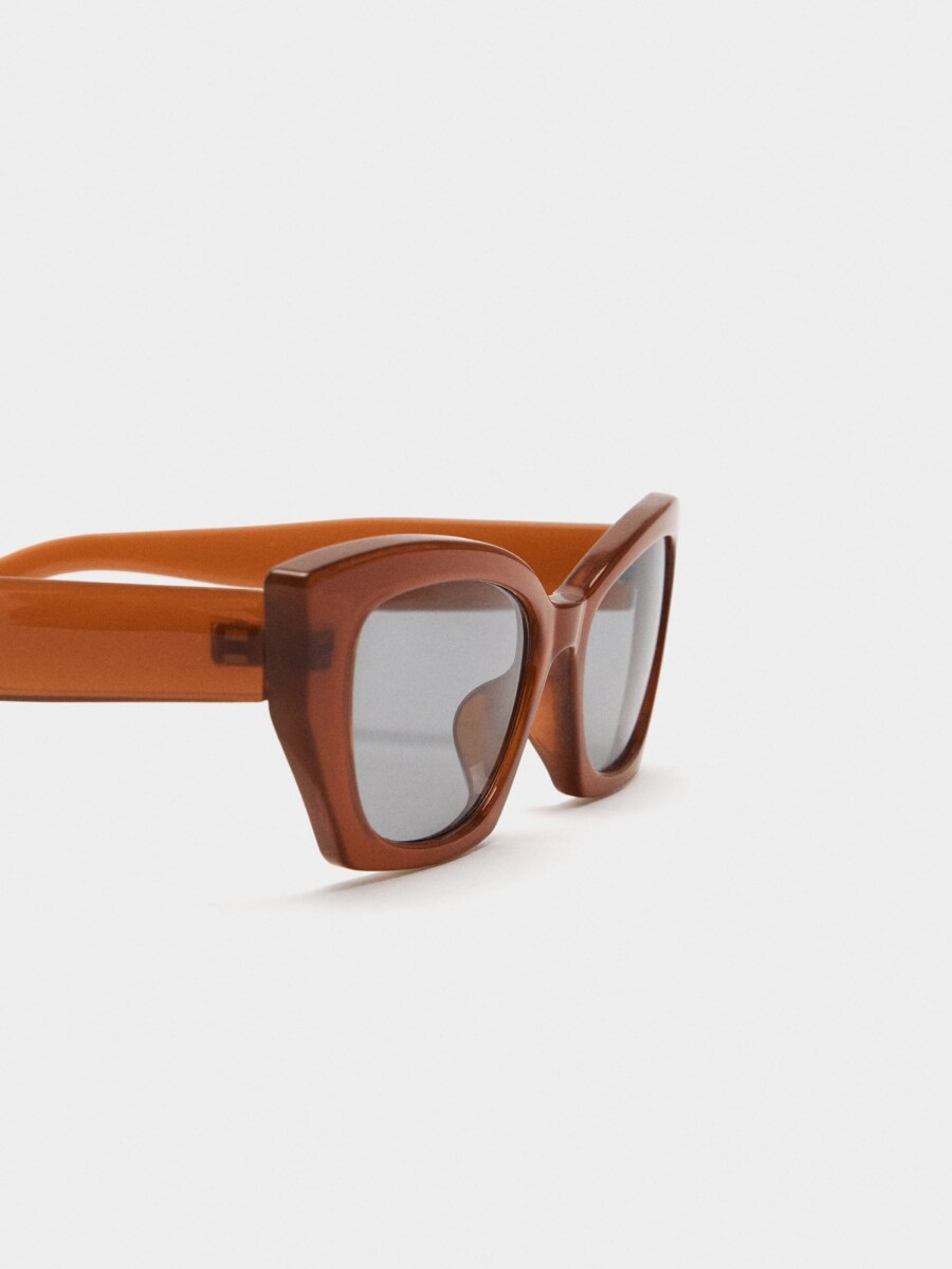 Gafas De Sol Cat Eye marron