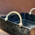 Rectangular Braided Table Basket Chico Negro