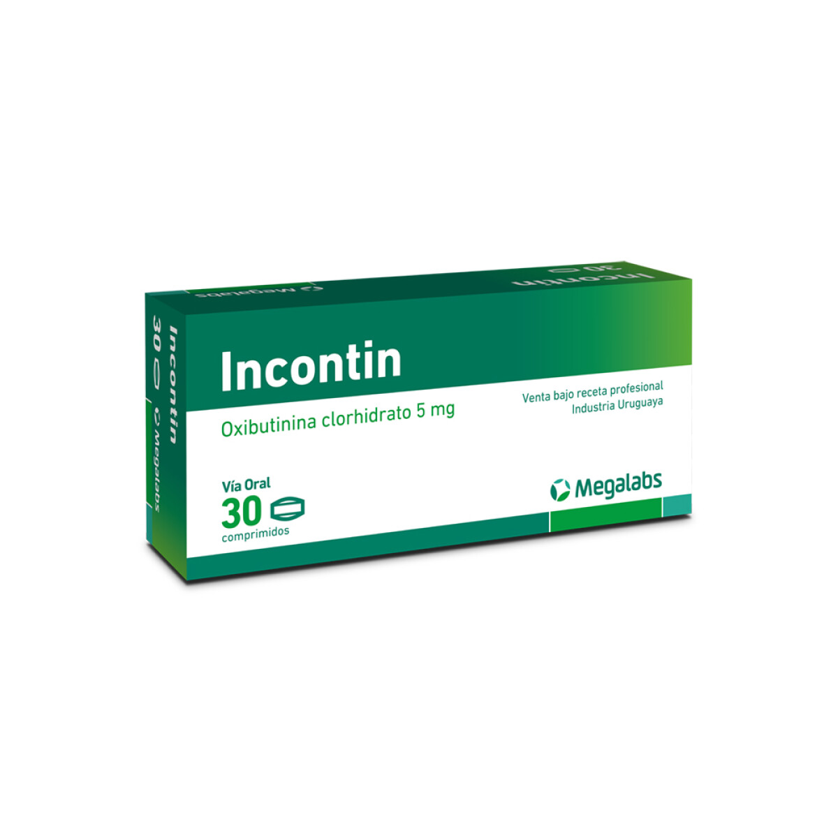 Incontin 5 Mg. 30 Tabletas 