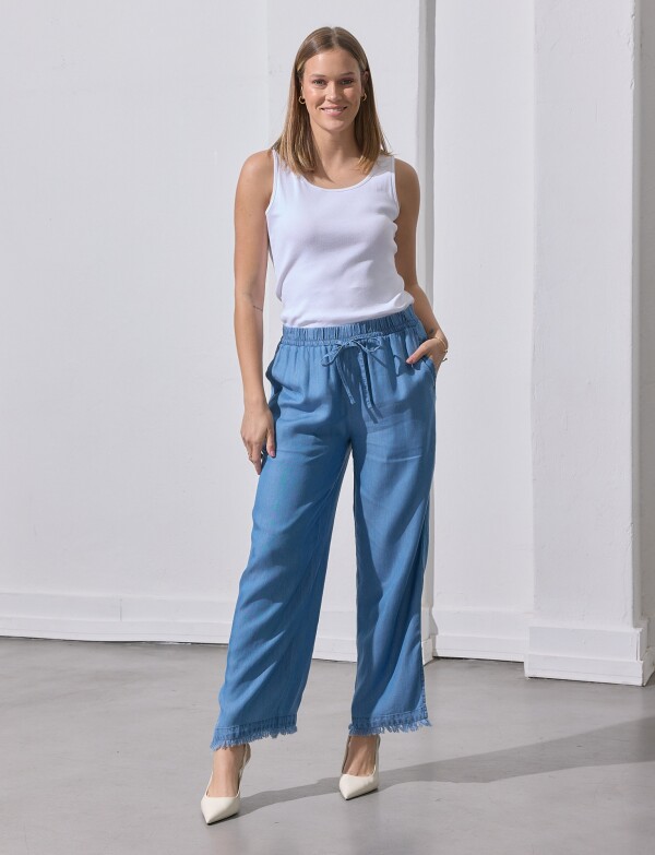 Pantalon Lyocell Wide Leg JEAN