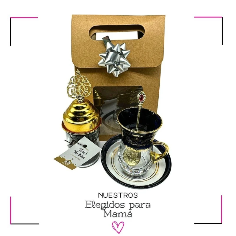 JUEGO VIP + BLEND DE TÉ + CUCHARITA Negro