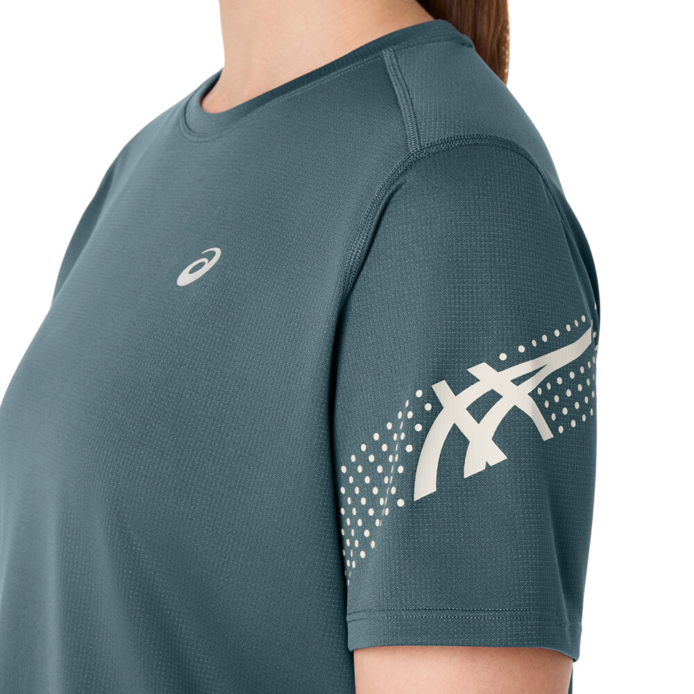 Polo Running Icon SS Top Mujer Foggy Teal
