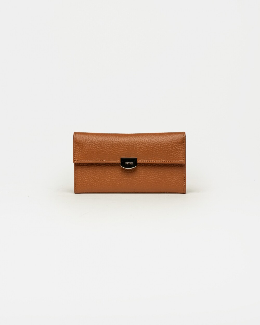 Billetera Marga en cuero graneado Marron