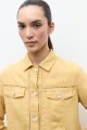 Chaqueta lino con vainillas maiz