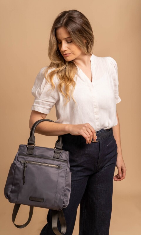 BANDOLERA VAINILLA GRAFITO