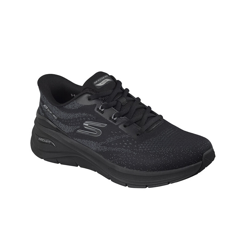 Championes Slip-Ins Arch Fit Negro