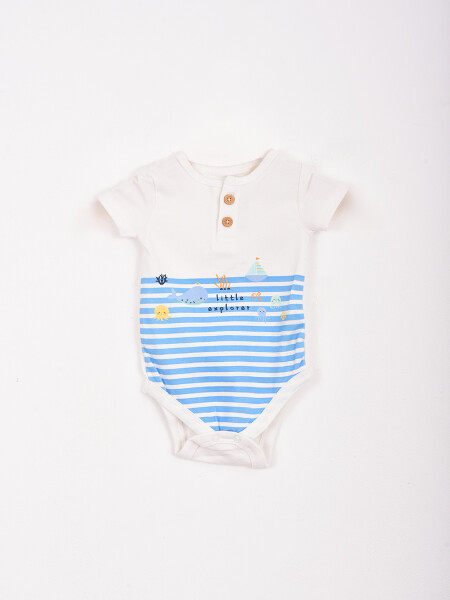 BODY Y SHORT CONJUNTO CELESTE