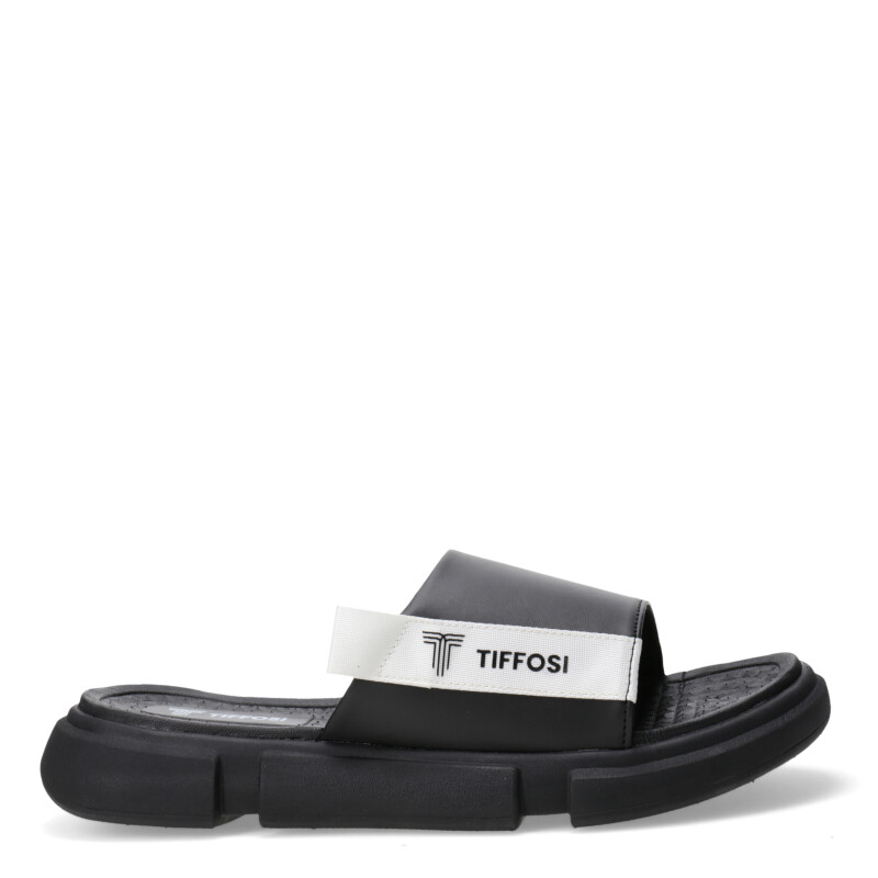 Chanclas de Hombre Tiffosi V2 Negro - Blanco