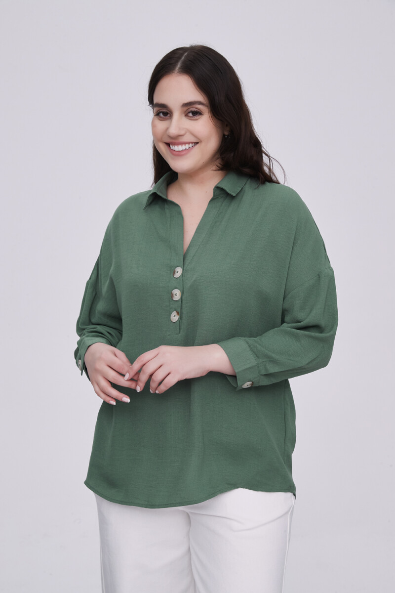 Blusa Kansas - Verde Seco 