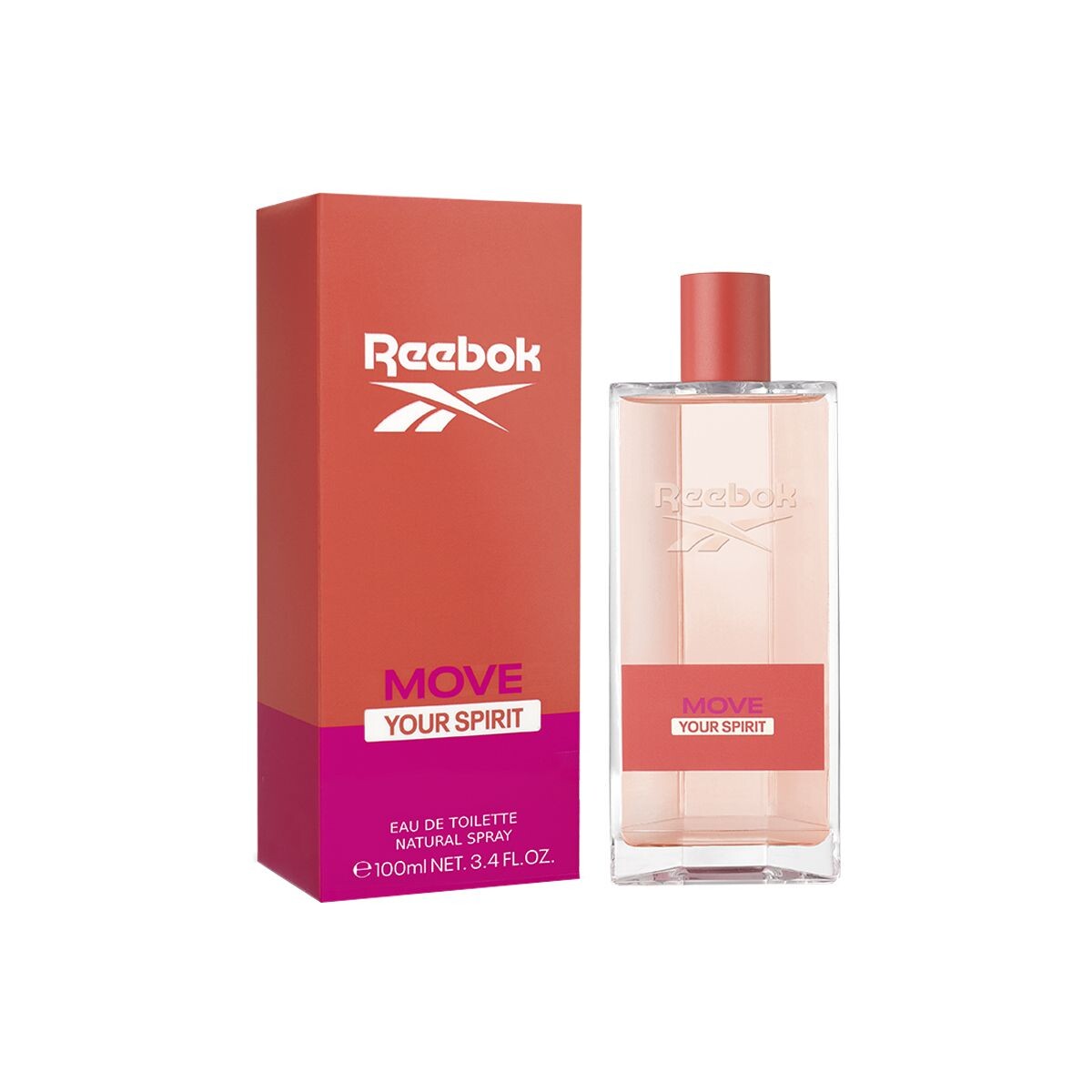 REEBOK MOVE SPIRIT EDT FEM CJ X 100 ML. 