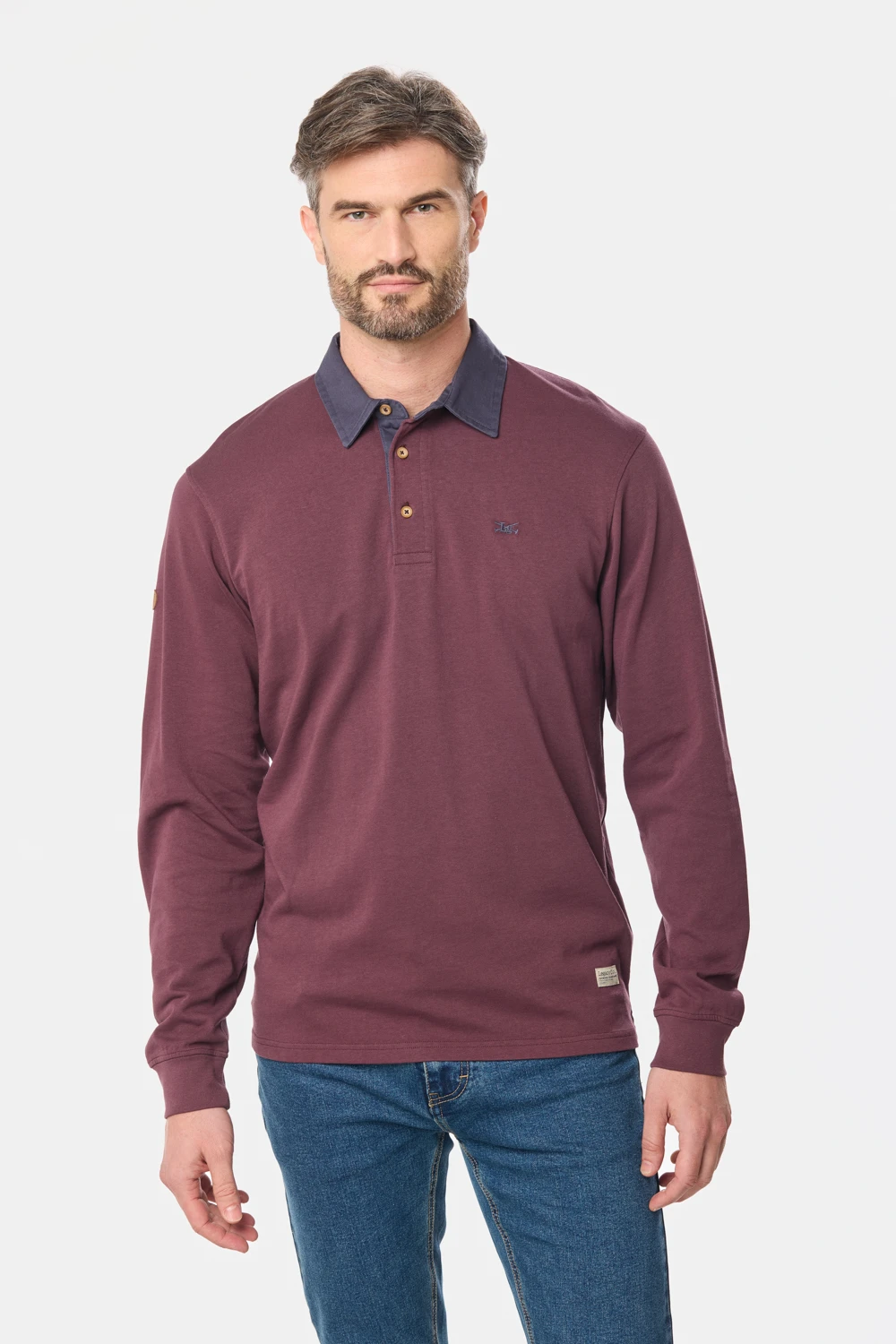 POLO JERSEY LISA Bordo