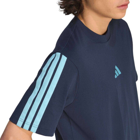 Remera 3S Sj T B Wc de Hombre Azul