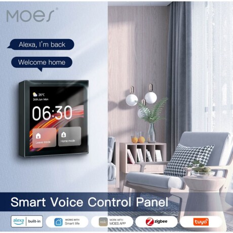 Panel Control 4" Moes Ccp-ty-eu-ln Zb Gateway 001