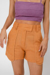 Short Blanc Naranja