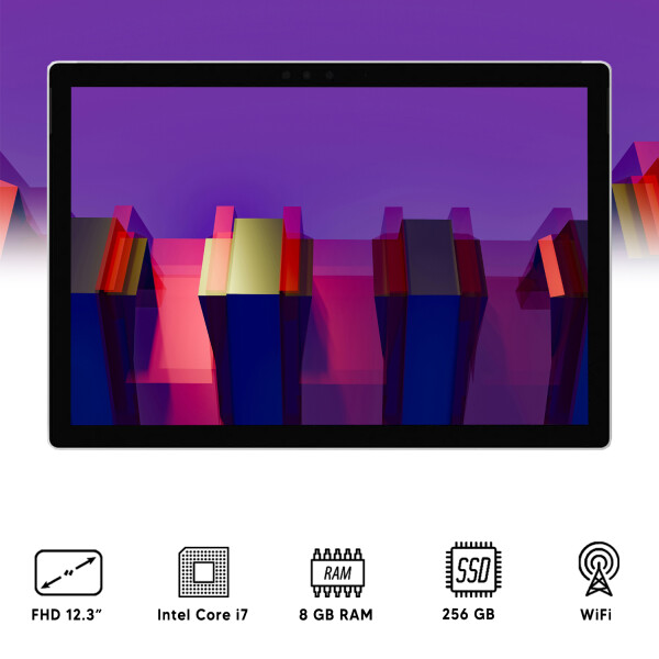 Tablet Surface Pro 5 I7 8gb Ram 256gb Teclado Original PK SURFACE PRO 5 I7/8/256 + TEC.NEGRO