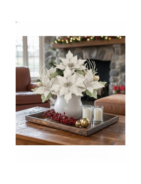 ESTRELLA FEDERAL TERCIOPELO CREMA 25 CM. ESTRELLA FEDERAL TERCIOPELO CREMA 25 CM.