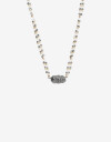 Collares Cortos Folk Collar Corto Boho Beads - Plateado Antique Silver
